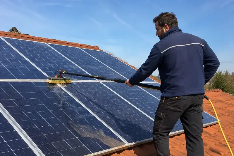 Nettoyage et entretien de panneaux solaires à Guern