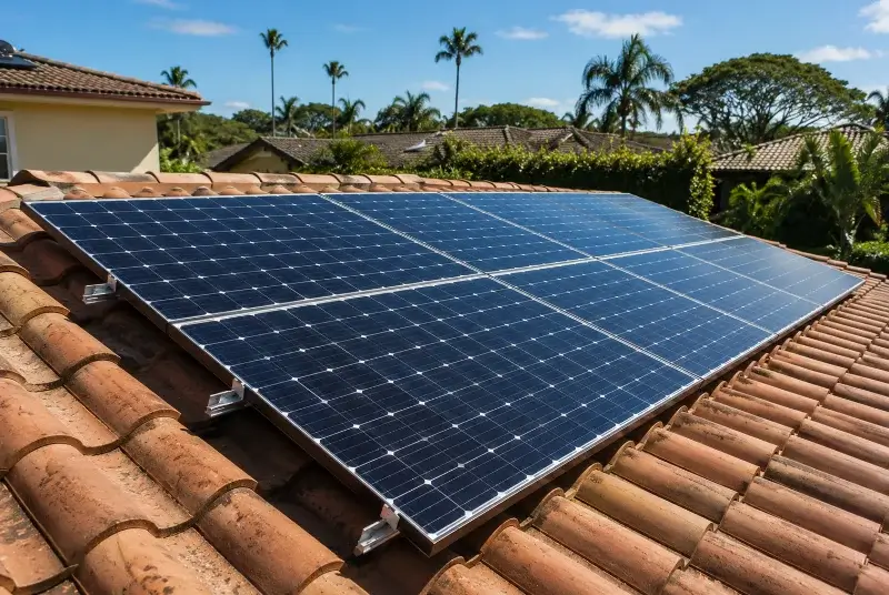Installation de panneaux solaires à Guern